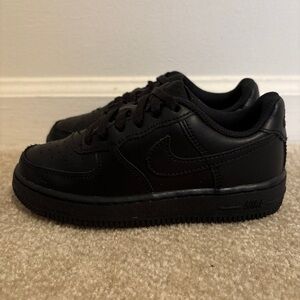 Toddler Little kids Nike Air Force 1 LE BG "Black" Shoes Sneakers Sz 11.5C
